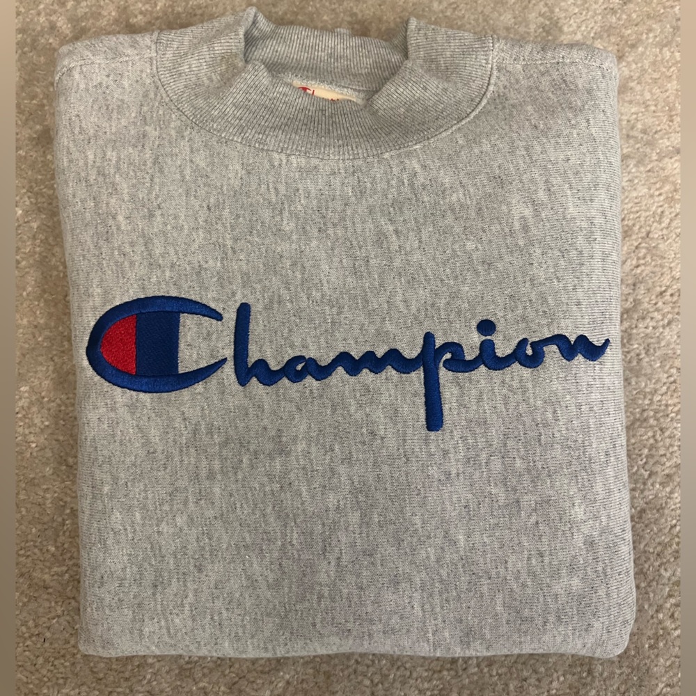 Champion Premium Reverse Weave Big Script Oversiz… - image 4